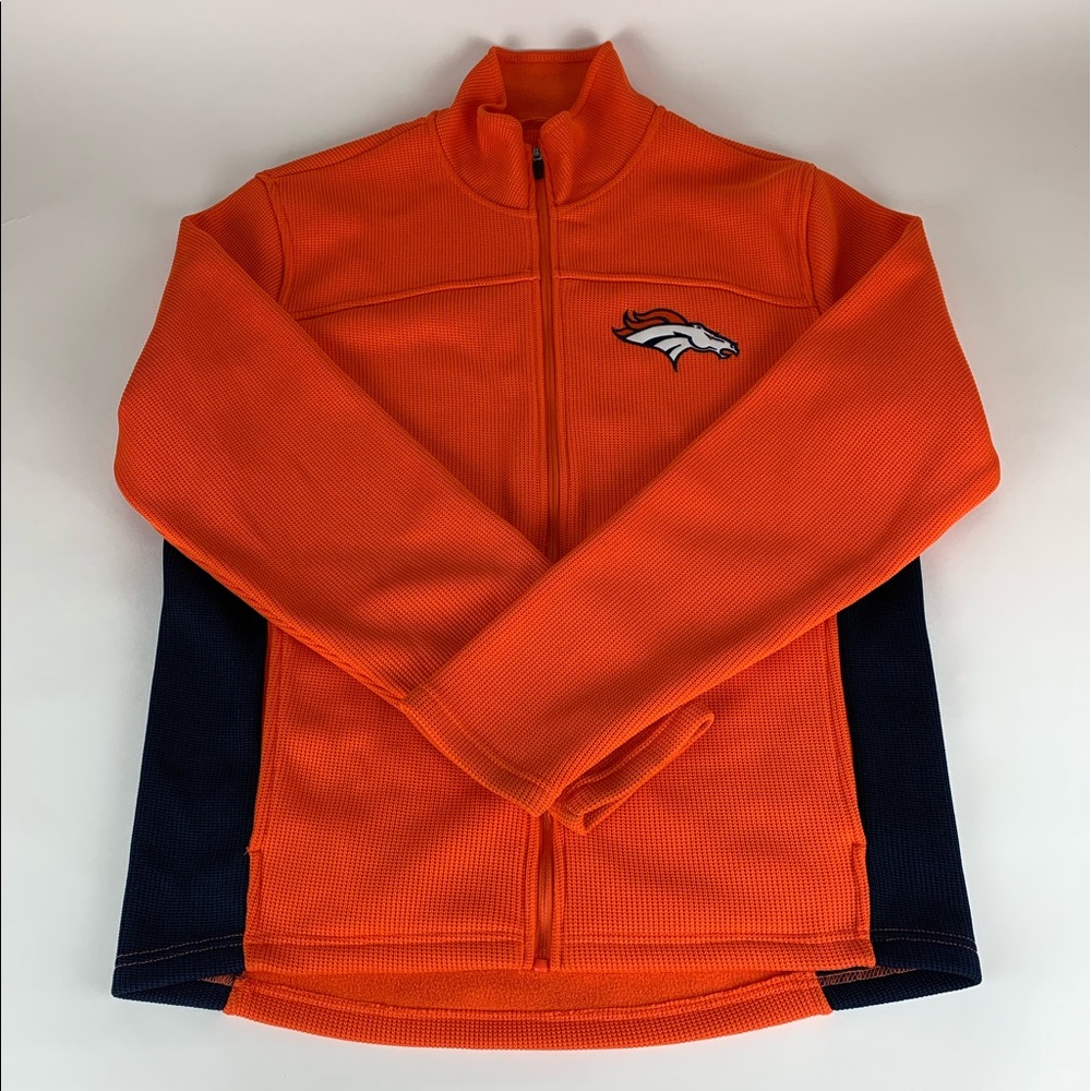 Denver Broncos NFL Orange Fleece Lined Jacket